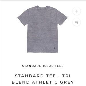 Standard Issue Tee - Standard Tee - tri blend athletic grey